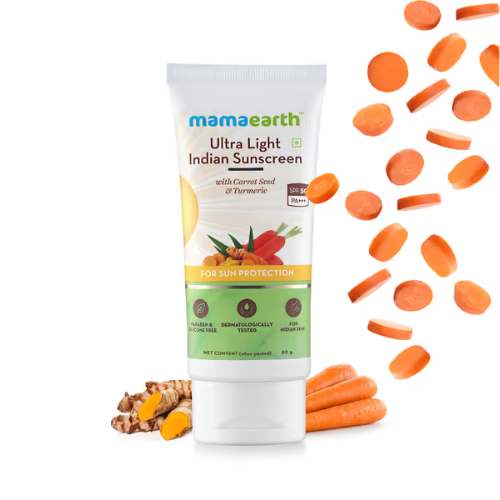 Best Sunscreens in India | Mamaearth Ultra Light Indian Sunscreen