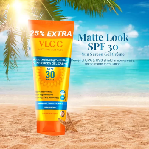 Best Sunscreens in India | VLCC Matte Look Sunscreen Cream SPF 30 PA++