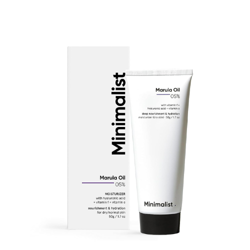 Minimalist Marula Oil 5% Face Moisturizer For Dry Skin