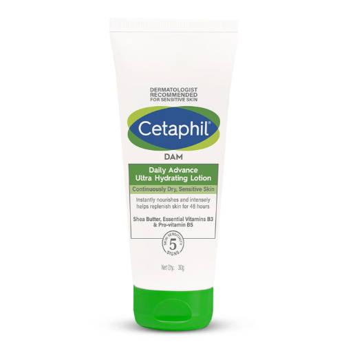 Cetaphil DAM Daily Advance Ultra Hydrating Lotion for Dry, Sensitive Skin