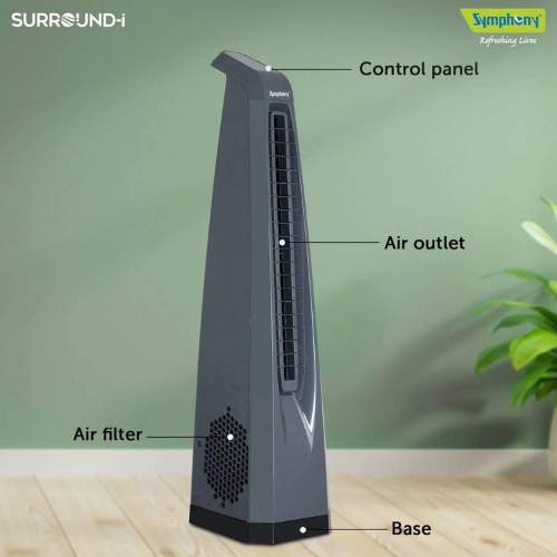 Symphony Surround-i High Speed Bladeless Technology Tower Fan