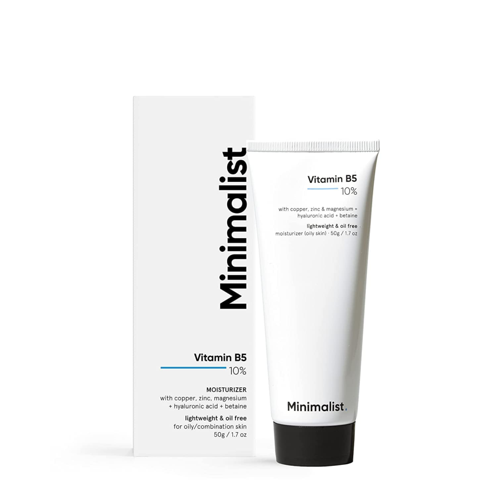 Minimalist 10% Vitamin B5 Gel Face Moisturizer | Best Moisturizer for Oily Skin | exclusiveblogspot.com