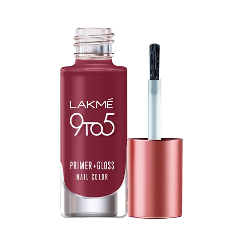 LAKMÉ 9To5 Primer + Gloss Glossy Finish Nail Colour