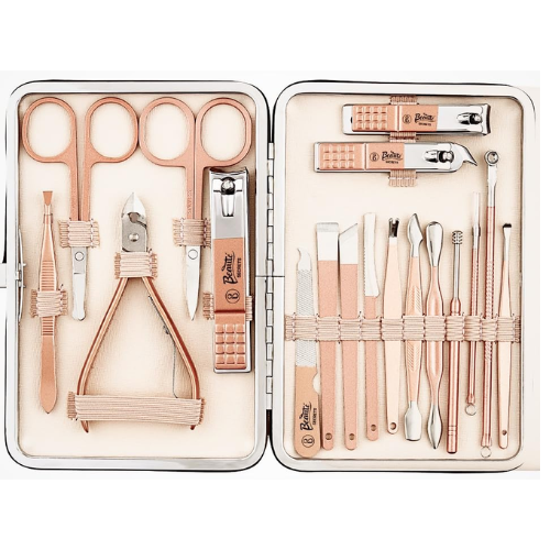 Beauté Secrets Manicure Kit, pedicure tools | nail polish