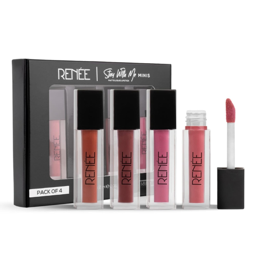 RENEE Stay With Me Mini Matte Lip Color Nutty Nudes | nude lipstick