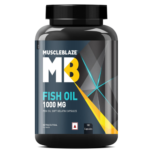 MuscleBlaze Omega 3 Fish Oil | omega 3 capsules