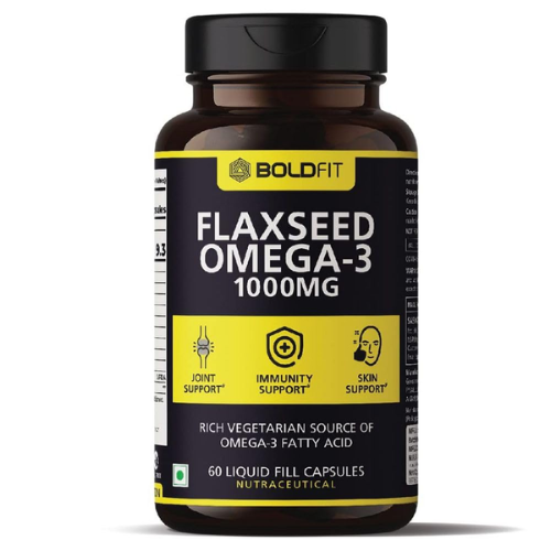 Boldfit Flaxseed Oil Capsules | omega 3 capsules